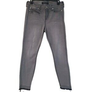 Liverpool Jeans Company The Skinny Ankle 6/28 Women's Jeans Gray Aluminum Denim